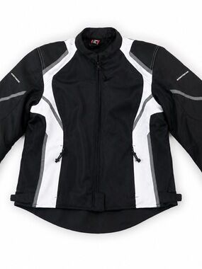 First Gear LG Women's Black Jacket with Red Trim will for Small and Medium too